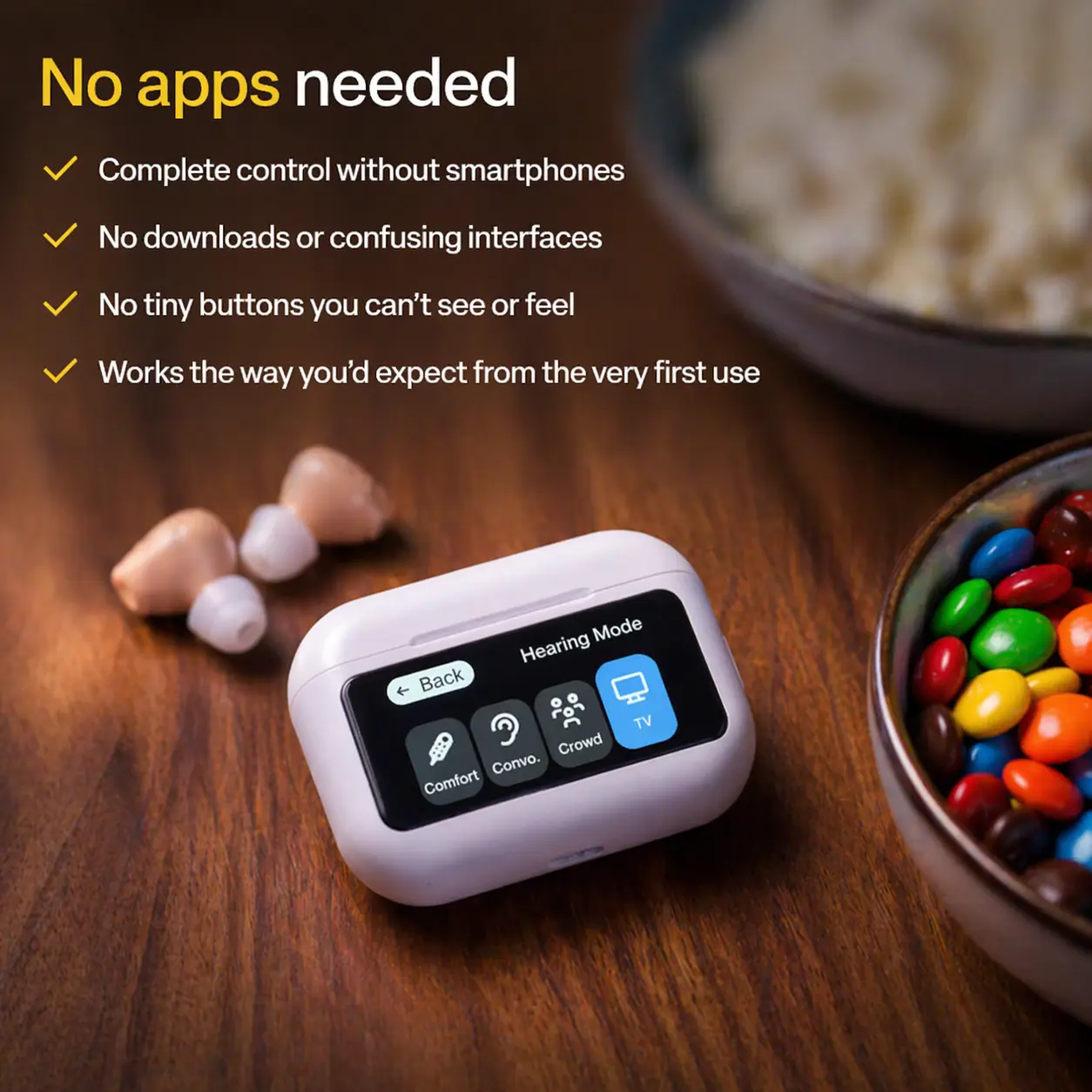 GluCent® Atom X Smart Hearing Aids — Hear Clearly, Feel Confident Again