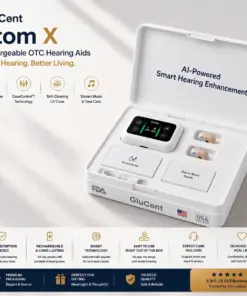 GluCent® Atom X Smart Hearing Aids — Hear Clearly, Feel Confident Again