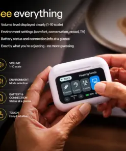 GluCent® Atom X Smart Hearing Aids — Hear Clearly, Feel Confident Again