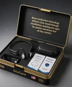 GluCent® Bone Conduction Smart Hearing Headphones
