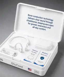 GluCent® Bone Conduction Smart Hearing Headphones