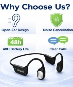 GluCent® Smart Bone Conduction Hearing System Recommended by Hearing Specialists