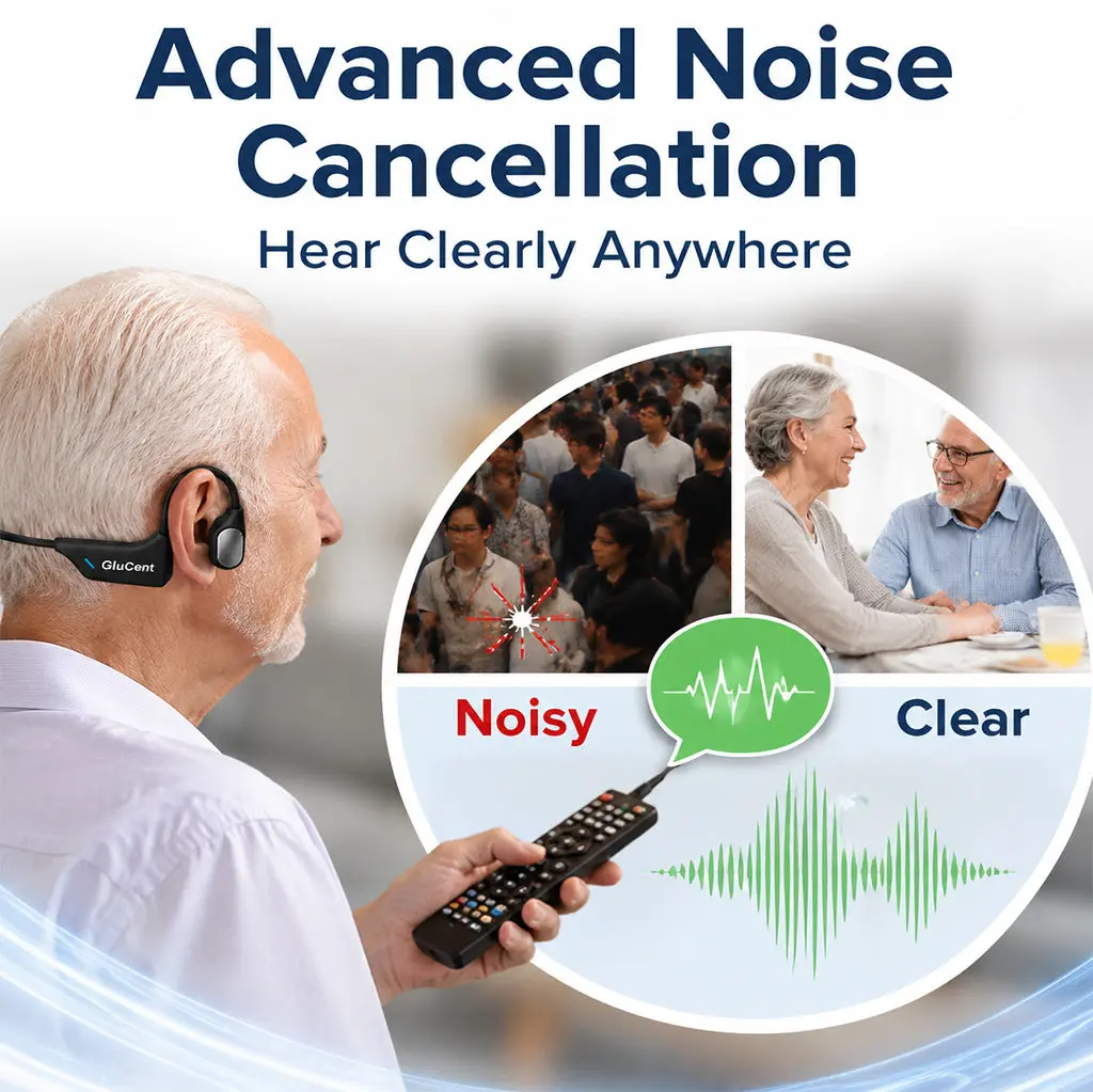 GluCent® Smart Bone Conduction Hearing System Recommended by Hearing Specialists